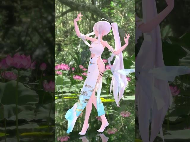 【MMD Shorts】Qipao Yowane Haku『 一花依世界 』