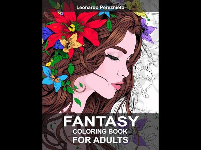 MY FANTASY COLORING BOOK IS AVAILABLE!