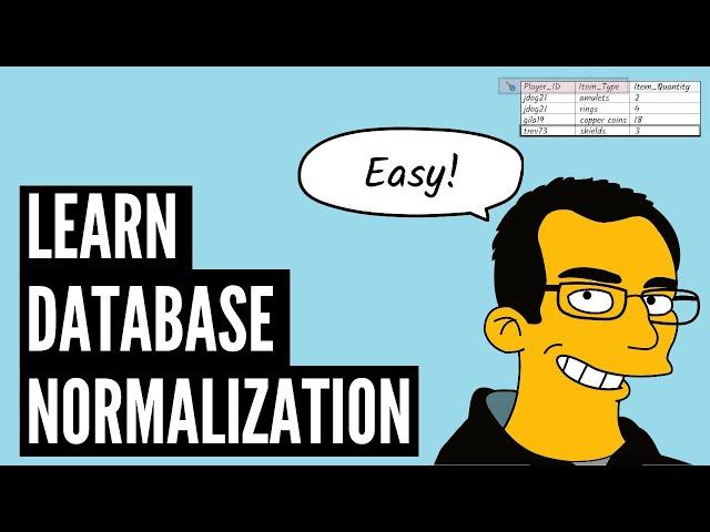 Learn Database Normalization - 1NF, 2NF, 3NF, 4NF, 5NF