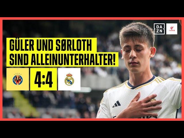 Sörloth und Güler liefern Mega-Show: Villarreal - Real Madrid | LaLiga | DAZN Highlights