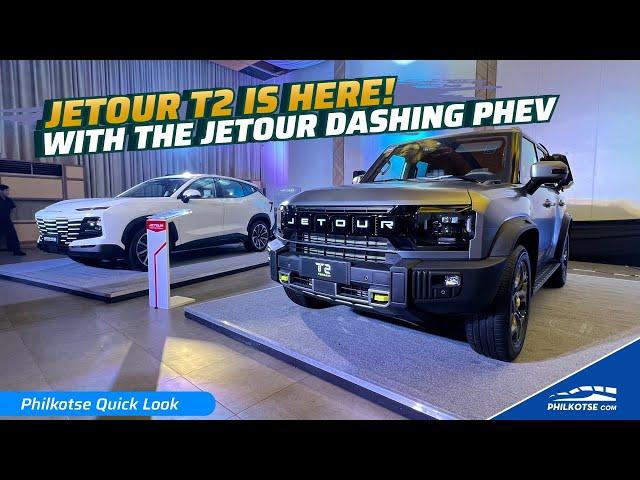 Jetour T2 and Dashing PHEV - Exploring The HOTTEST NEW CARS in the PH! | Philkotse Quick Look