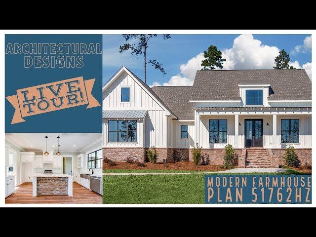 ADHousePlans Modern Farmhouse Plan 51762HZ - LIVE FARMHOUSE BUILD TOUR in Mississippi!