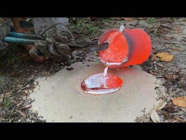 The Biggest Molten Aluminum Black Ant Casting So Far! #20