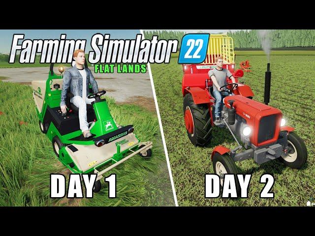 MEGA Challenge from $0 on FLAT MAPFarming Simulator 2022 timelapse