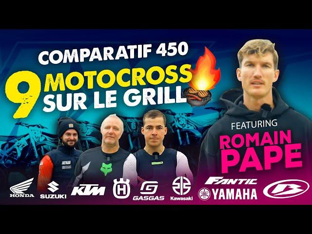 Comparatif 450F 2025 : 9 motos passées au peigne fin par pros et pinpins !