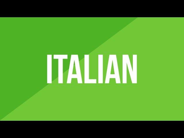 Learn Italian fast