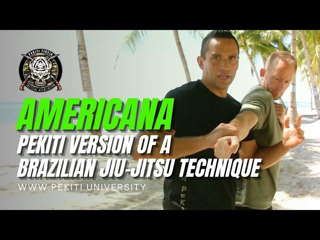 AMERICANA | Pekiti Tirsia Kali Takedown Version of a Brazilian Jiu-Jitsu Technique