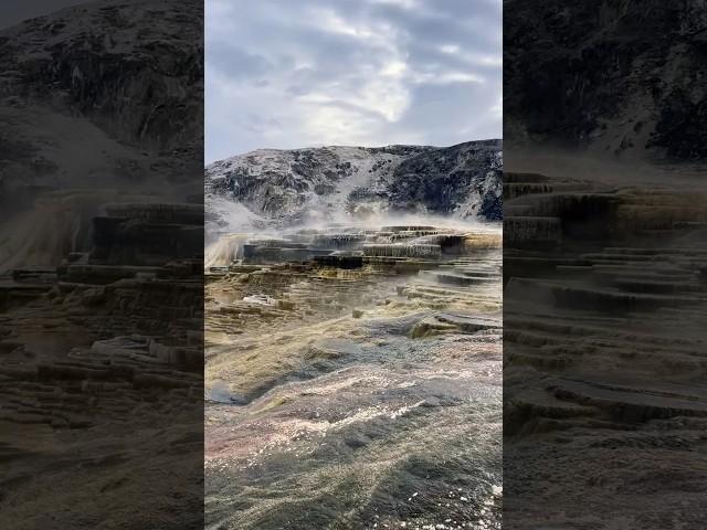 Yellowstone National Park In November | Mammoth Hot Springs