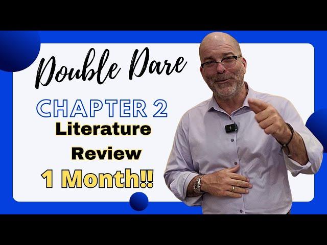 How to Write CHAPTER 2 LITERATURE REVIEW in 1 Month || Dissertation Proposal