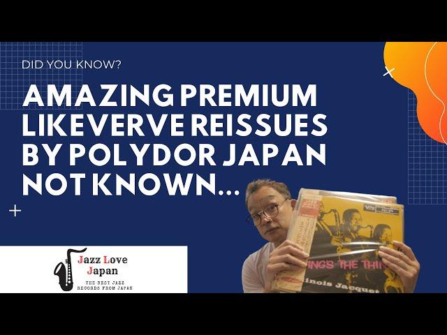 Not Known but Amazing Premium Like Verve Reissues by Polydor Japan