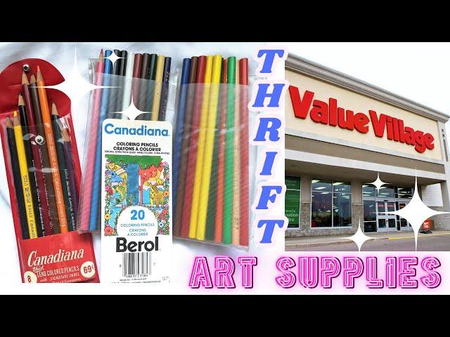 THRIFTING for VINTAGE ART SUPPLIES