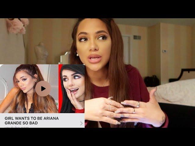 MY RESPONSE VIDEO to sssniperwolf's video about me + other “ariana wannabes"