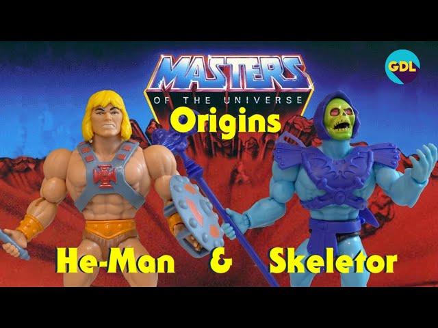 MOTU Origins He-Man and Skeletor Review! New Masters of the Universe Figures by Mattel!