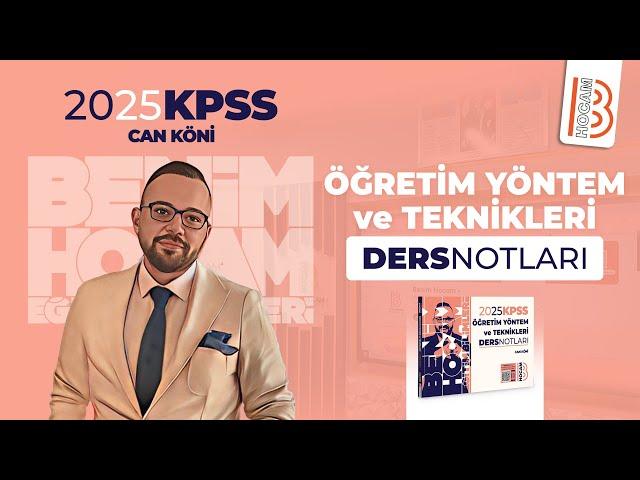 8) Öğretim Yöntem ve Teknikleri - Öğrenme Modelleri 4 -  (İş Birlikli Öğrenme Teknikleri) - Can KÖNİ