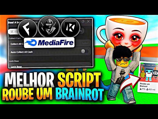 Steal A Brainrot Script - NOVO *SEM KEY*  (Instant Steal, Get Brainrot God, Infinite Cash) & Mais!