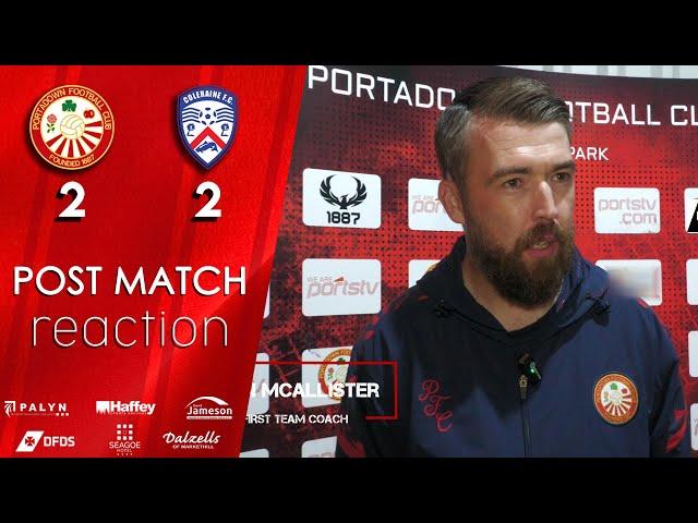 John McAllister Post Match Interview | Coleraine | 17/09/24