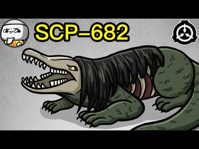 SCP-682 Indestructible Creature (SCP Animated)