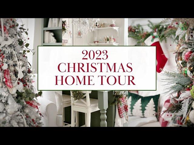 CHRISTMAS HOME TOUR 2023 *MUSIC ONLY* | COZY AND TRADITIONAL HOME TOUR | Christmas Decorating Ideas