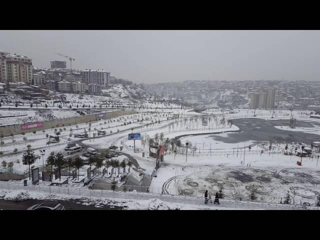 Istanbul Turkey in snow (vialand)