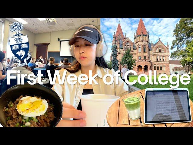 FIRST WEEK OF COLLEGE (final year @ university of toronto)