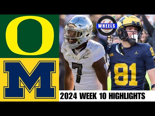 #1 Oregon vs Michigan | Full Game Highlights | 2024 College Football Highlights