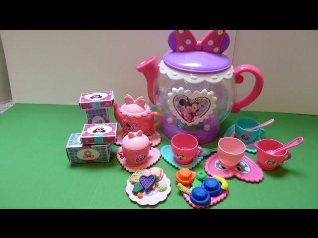 Đồ chơi Bộ tách trà khổng lồ Chuột Minnie - Minnie Teapot - buổi tiệc trà Dora và Peppa pig (Bí Đỏ)