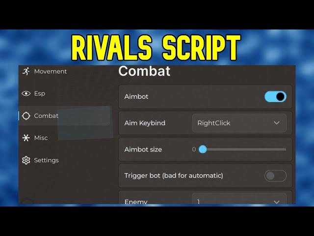 Rivals Script | Roblox Script | Not Patched | No Ban