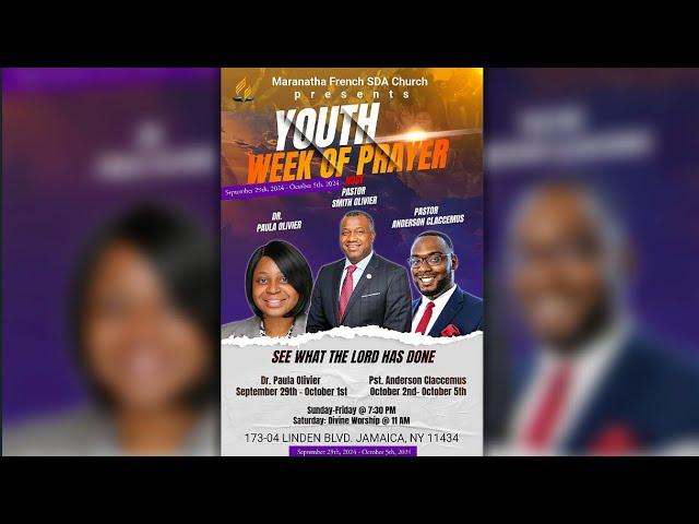 2024-10-01 - Youth Week of Prayer | Maranatha French SDA Church