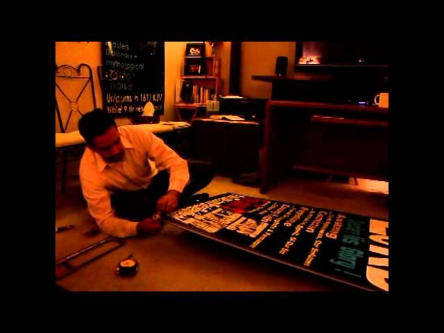 Banner Building Time, Street Preach Banners, Tutorial w sermon ideas