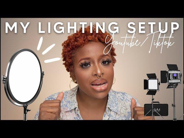 My Youtube Lighting Setup | Tips: Tricks ft GVM Led Lights