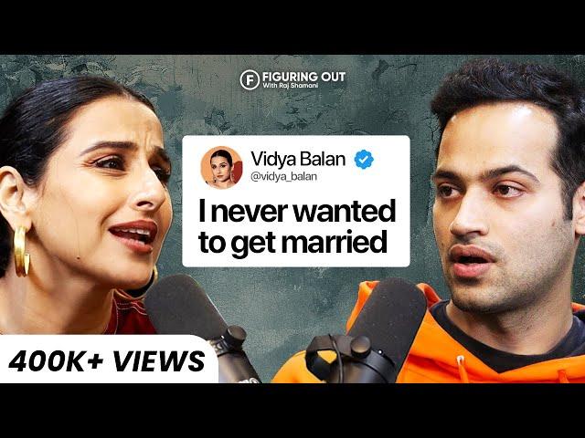 Vidya Balan On Marriage, Meeting Sid Roy, Relationship, Cheating & Situationship | FO191 Raj Shamani