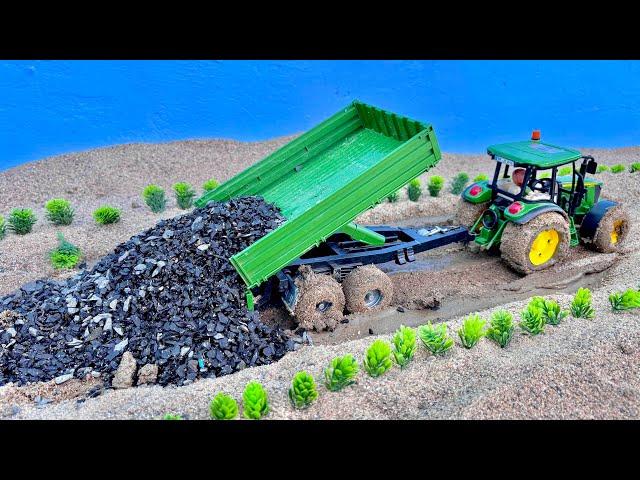 Fully loaded John deere Tractor Stuck in heavy Mud pulling out by Swaraj 855 FE 4WD Nishu Deswal ||