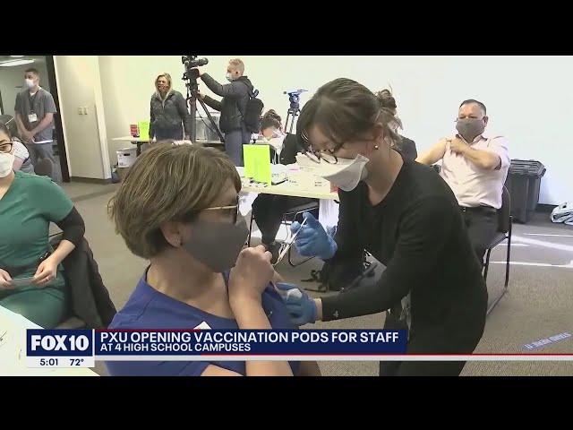 Phoenix Union High School District opening up some of its campuses as COVID-19 vaccination sites