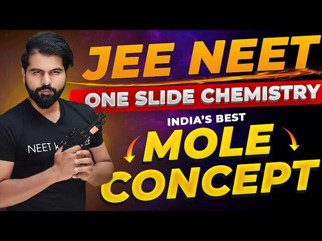 Mole Concept in One Slide by ABK sir | One Chapter One Slide | Physical Chemistry Gun shot