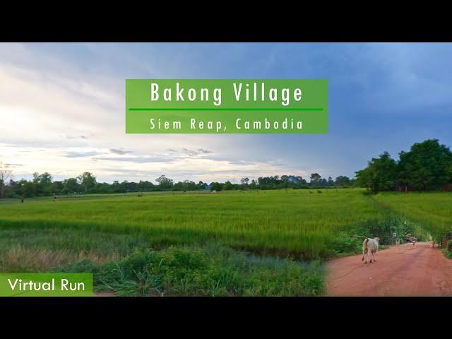 Virtual Jog in a Cambodian Village - Bakong