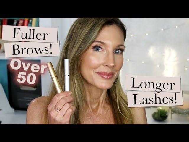 Thicker Brows + Longer Lashes Over 50! My Favorite Serums