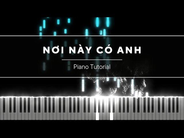 NƠI NÀY CÓ ANH  |  PIANO | SƠN TÙNG _ MTP