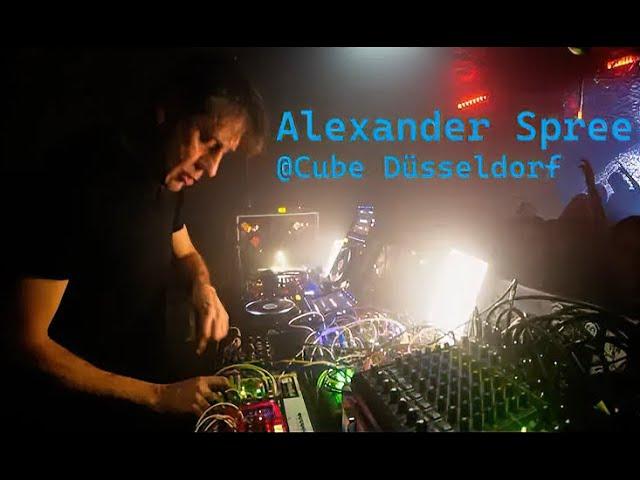 Alexander Spree Live Modular Techno @ Cube - Düsseldorf full set