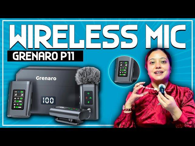 Grenaro P11 Wireless mic for Iphone & Android | Best Mic in 2024