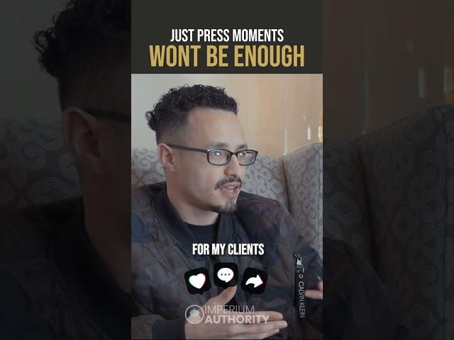 You need more than press moments to start a movement