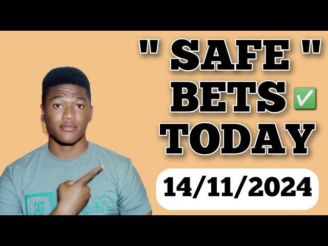 FOOTBALL PREDICTIONS TODAY 14/11/2024 SOCCER PREDICTIONS TODAY | BETTING TIPS, #footballpredictions