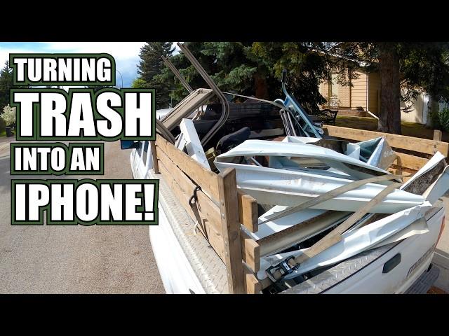 Dumpster Diving Street Scrapping - Buying an iPhone With ONE DAY SCRAPPING!