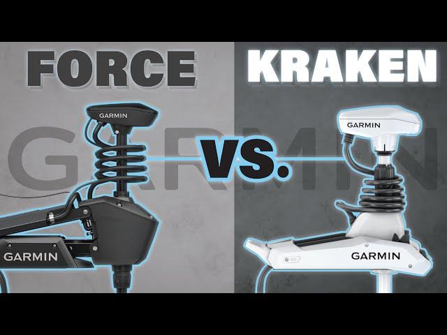 Garmin Force vs Kraken.. What's The Difference?? ULTIMATE COMPARISON