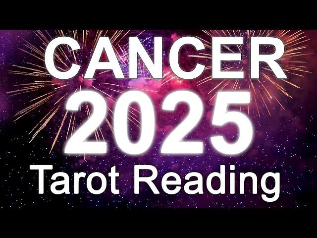 CANCER 2025 YEARLY TAROT READING "STEPPING INTO THE SPOTLIGHT CANCER!" #tarotreading #2025 #cancer