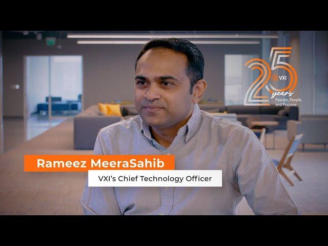 VXI's 25th Anniversary Message from our CTO, Rameez MeeraSahib