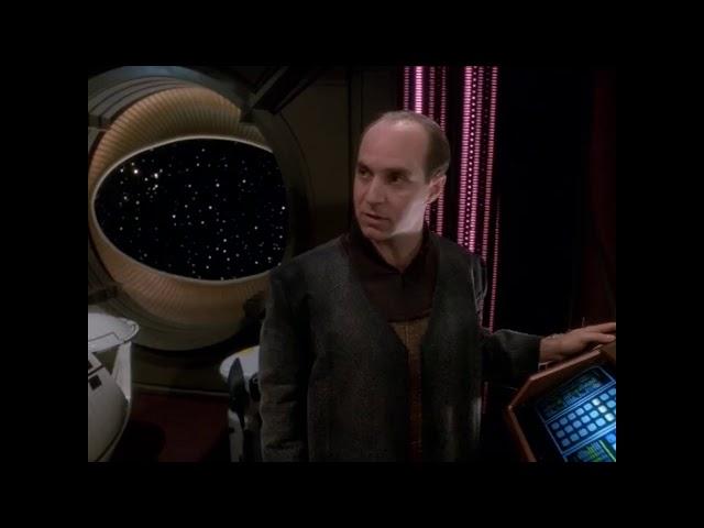 Star Trek: DS9 - Doctor Giger doesn't want to shake hands.