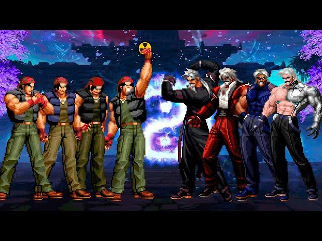 [KOF Mugen] Ralf Jones Team vs Rugal Team