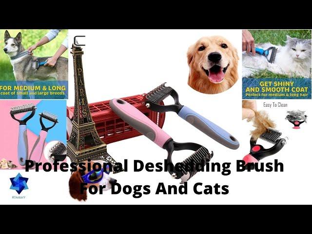 Professional Deshedding Brush For Dogs And Cats