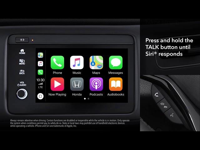 Honda HR-V: How to Connect and Use Apple CarPlay™