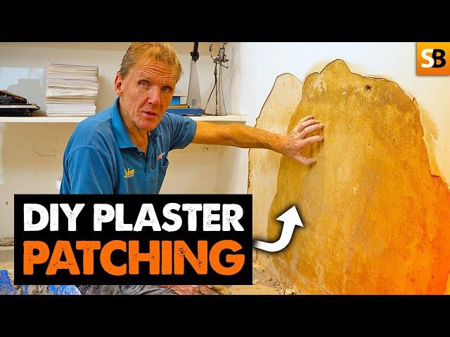 Quick DIY Plaster Patching to Fix Damaged Walls!